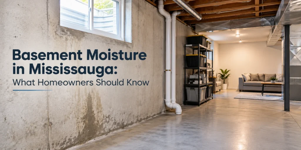 Basement Moisture in Mississauga What Homeowners Should Know