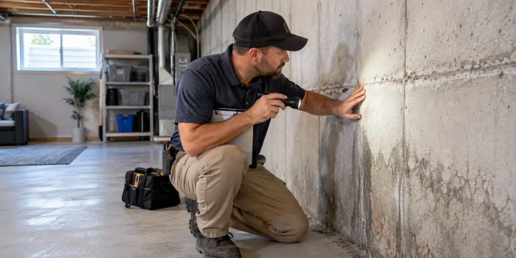 Professional Mississauga home inspection for basement moisture